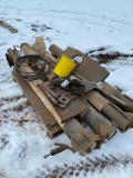 Folding Poly fertilizer auger