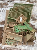 Pallet of Jd tractor steps & sheet metal