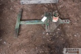 Heavy duty rear implement hitch
