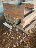 12-19' 6''x6'' wooden poles