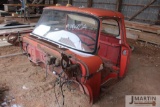 Antique chevy truck cab