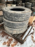 3-Yokohama 12R22.5 tires