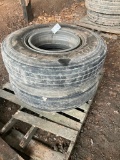 2-GoodYear 11R22.5 tires
