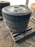 3-Continental 11R24.5 tires