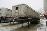 1980 Fruehauf 30? alum frame dump trailer