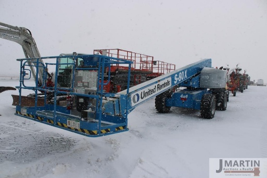 2015 Genie S-80X manlift