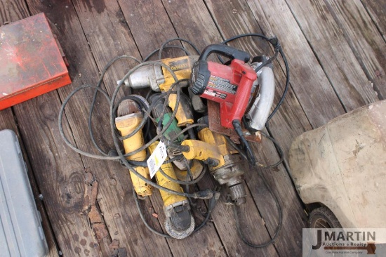 Lot of corded tools