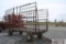 18' Metal hay wagon