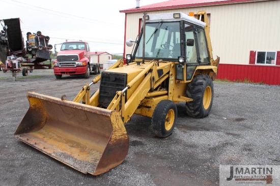 JCB backhoe
