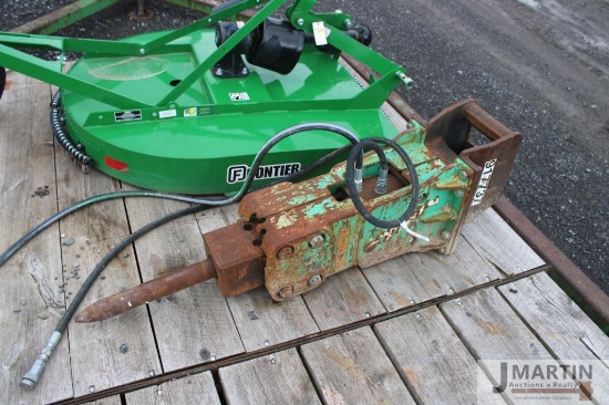 Indeco 750# excavator mount jack hammer