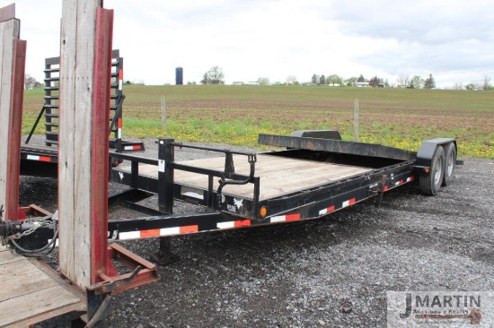 2010 PJ 24' tilt bed trailer