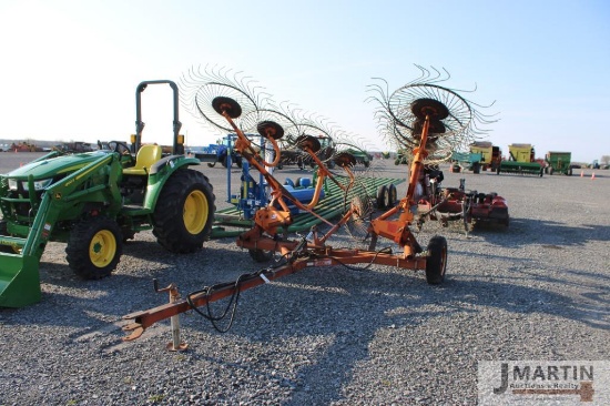 Befco 9 wheel hay rake