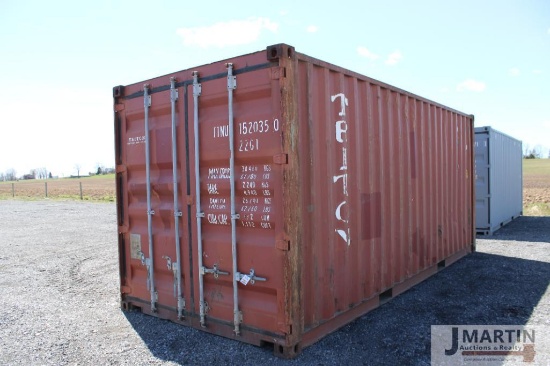 Used 20' storage container