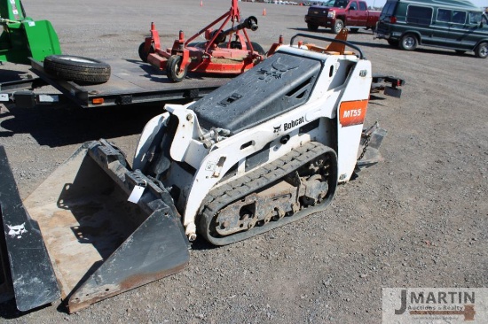 2019 Bobcat MT55 stand on skid loader