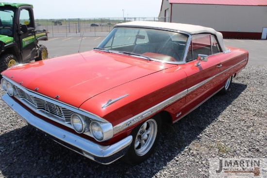 1964 Ford Galaxie 500XL Convertible car