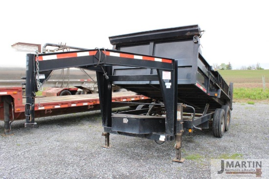 2017 Quality steel 14' dump trailer