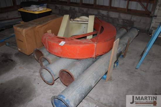 Lot of silo pipe