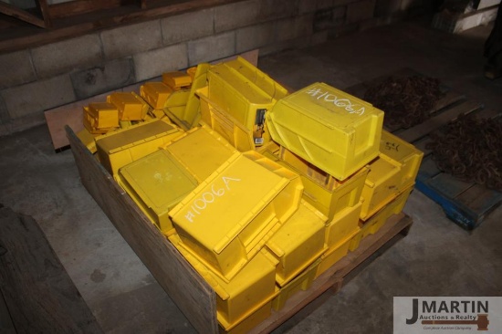 42 Plastic storage bins