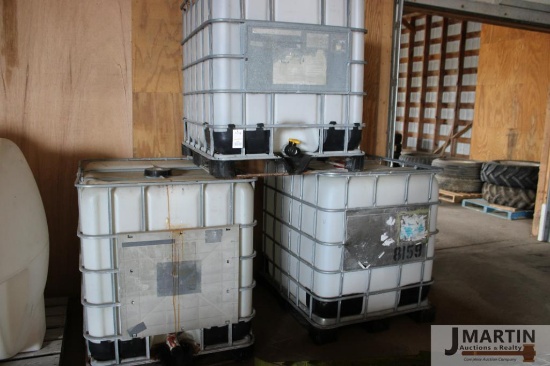 3- 250gal Totes