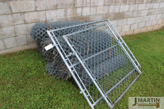 100+ foot of chain link fence