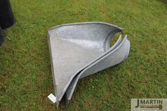 Galvanized 18'' culvert pipe ends