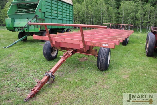 Creek Bank Welding 9254 25'x9' bale wagon