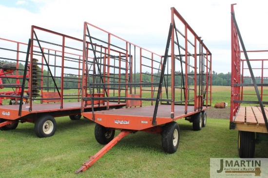 Pronovost MP120 8'x19' steel hay wagon