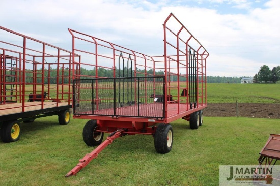 Creek Bank Welding 8520THR 8x20 steel hay wagon