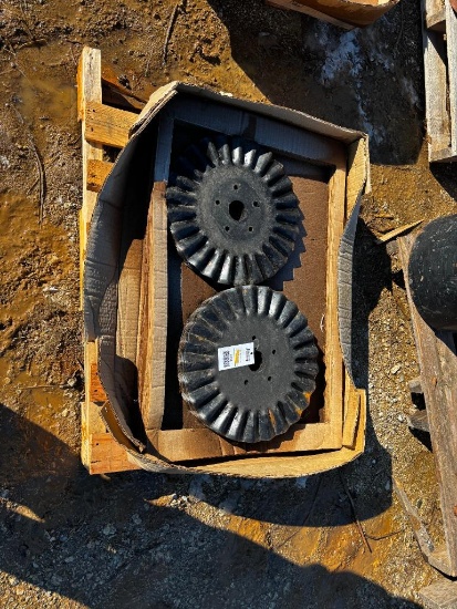 16- 15.5'' Waffled no-till coulters