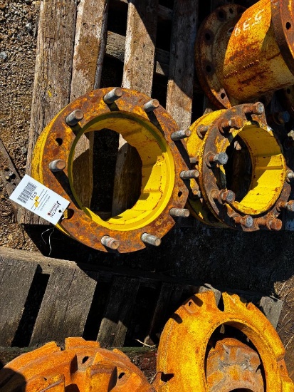 Set o JD 5'' 10 bolt rear axle hub extensions