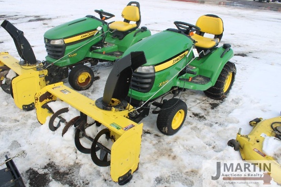 2013 JD X500 riding mower