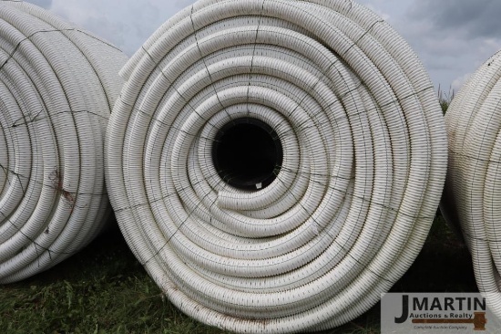 Unused roll of 4'' x 3200' tile line