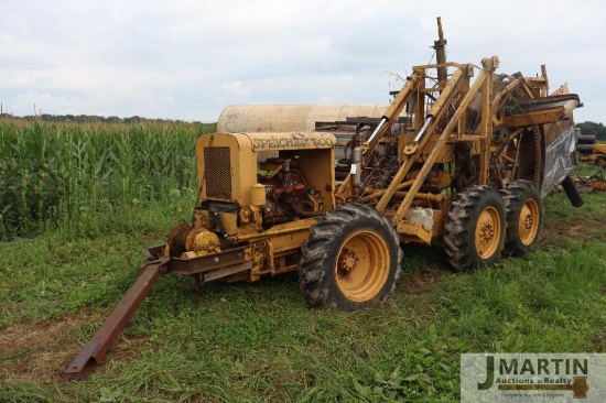 Speicher 600 self propelled tile pipe trencher