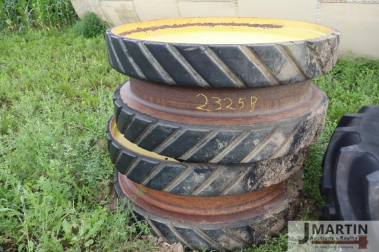 JD 60'' track tractor drive wheels