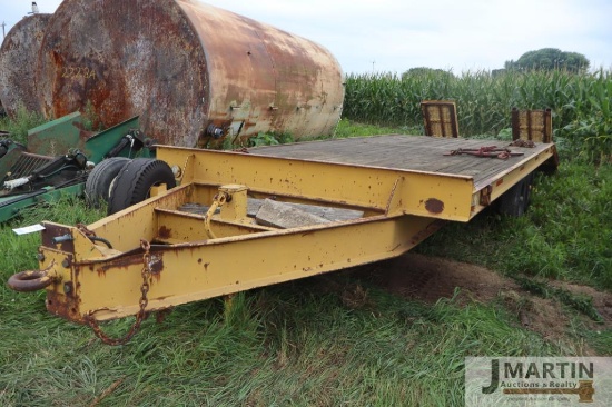 18' Tandem axle trailer