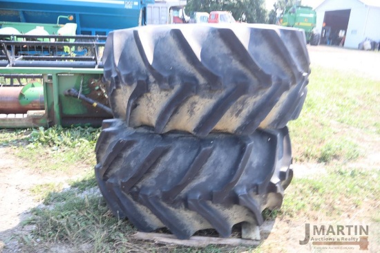 Set of Goodyear 30.5L-32 special grip tires