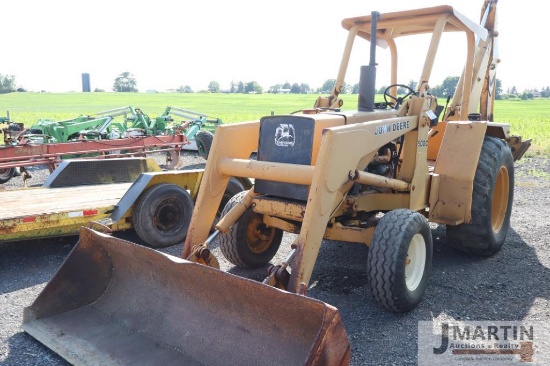 1978 JD 500C backhoe/ loader
