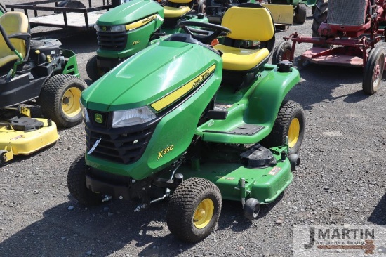 2025 JD X350 riding mower