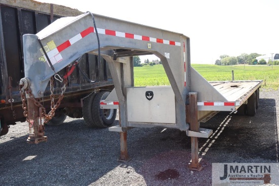 2021 Martin Steel 32' equipment trailer