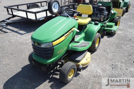 JD X300 riding mower