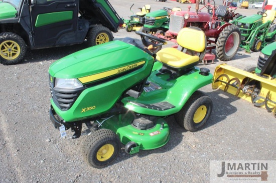 2025 JD X350 riding mower