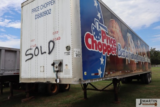 53' Dry van trailer