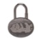 Hermes Silver Palladium Année Méditerranée Lock Charm