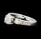 0.75 ctw Diamond Ring - 14KT White Gold