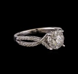 1.05 ctw Diamond Ring - 14KT White Gold