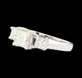 1.36 ctw Diamond Ring - 14KT White Gold