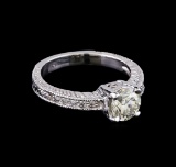 1.24 ctw Diamond Ring - 14KT White Gold