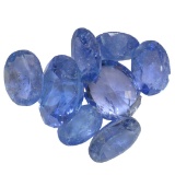 12.07 ctw Oval Mixed Tanzanite Parcel