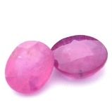 11.89 ctw Oval Mixed Ruby Parcel