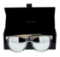 Stainless Steel 9-Five Sunglasses With Custom Diamond Finish